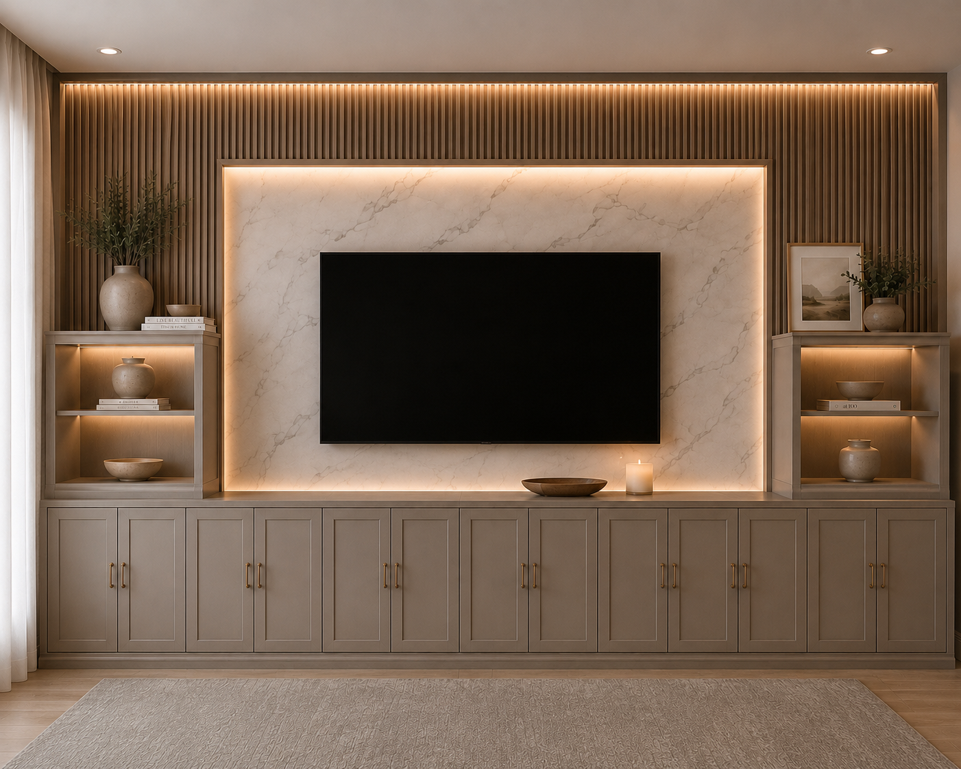 Illuminated Marble custom interior concept
